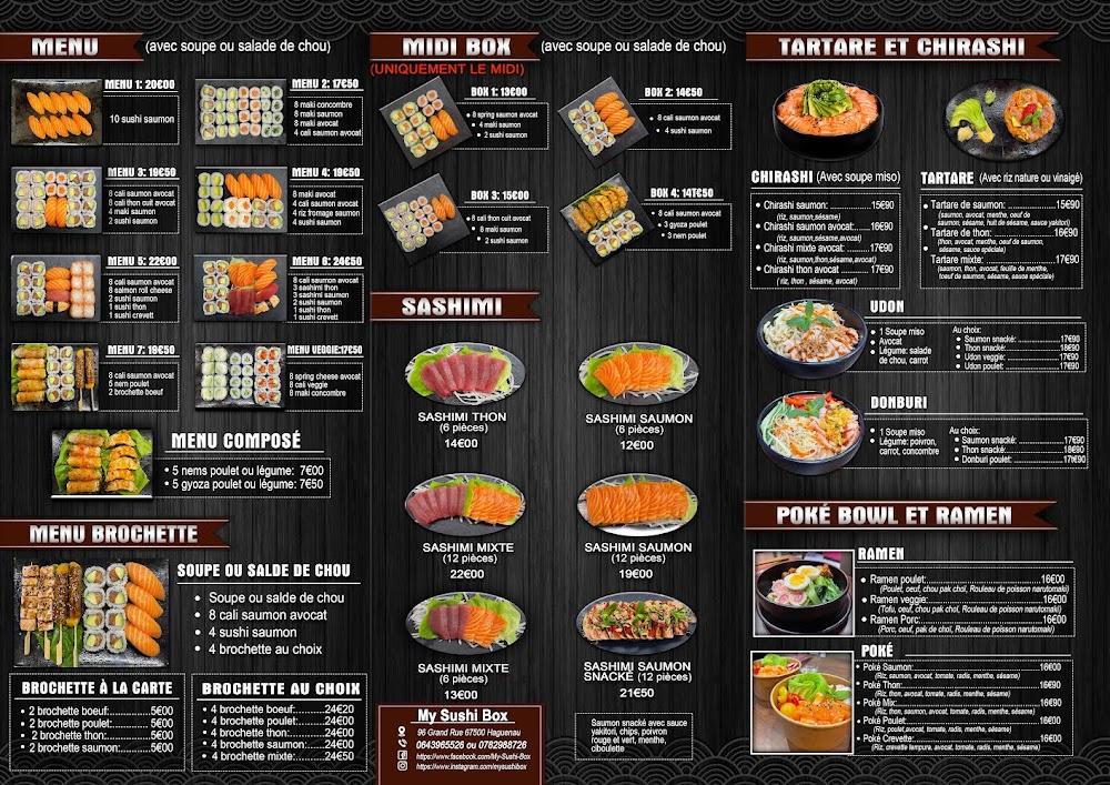 My Sushi Box - Menu Image 2