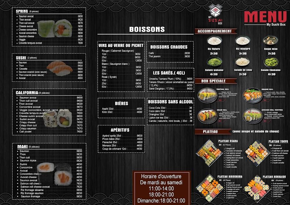 My Sushi Box - Menu Image 3